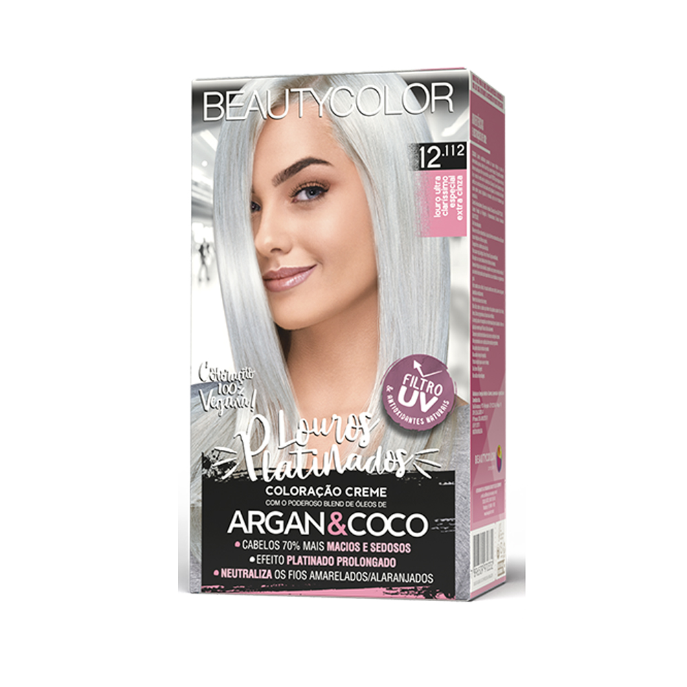KIT 12.112 HOLL BLO LOURO CLARISSIMO ESPECIAL EXTRA CINZA PERMANENTE