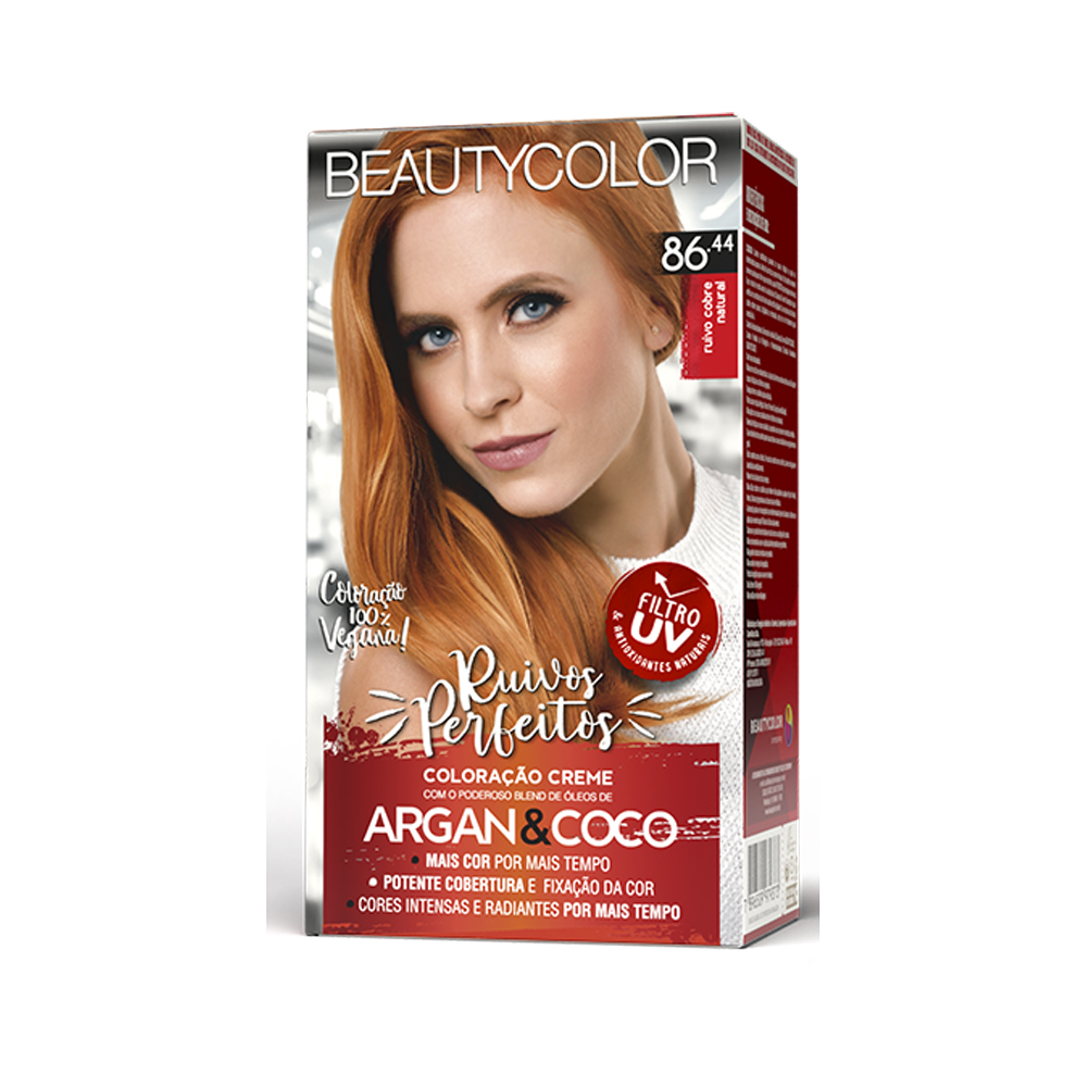 KIT 86.44 RUIVO COBRE NATURAL PERMANENTE 130G