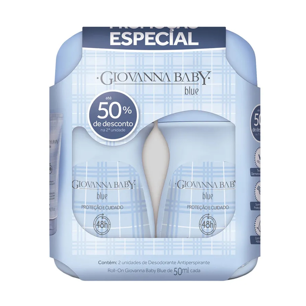 GIOVANA BABY PROMOPACK 2 ROLL ON BLUE 50ML