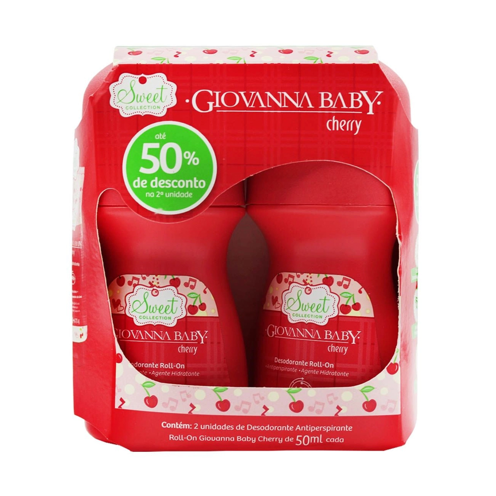 GIOVANA BABY PROMOPACK 2 ROLL ON CHERRY 50ML