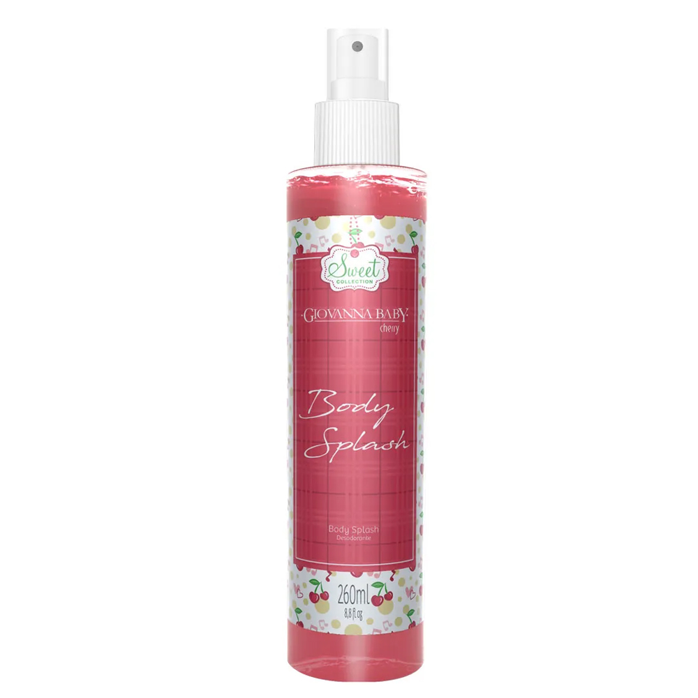 GIOVANA BABY BODY SPLASH DESODORANTE CORPORAL CHERRY 260ML