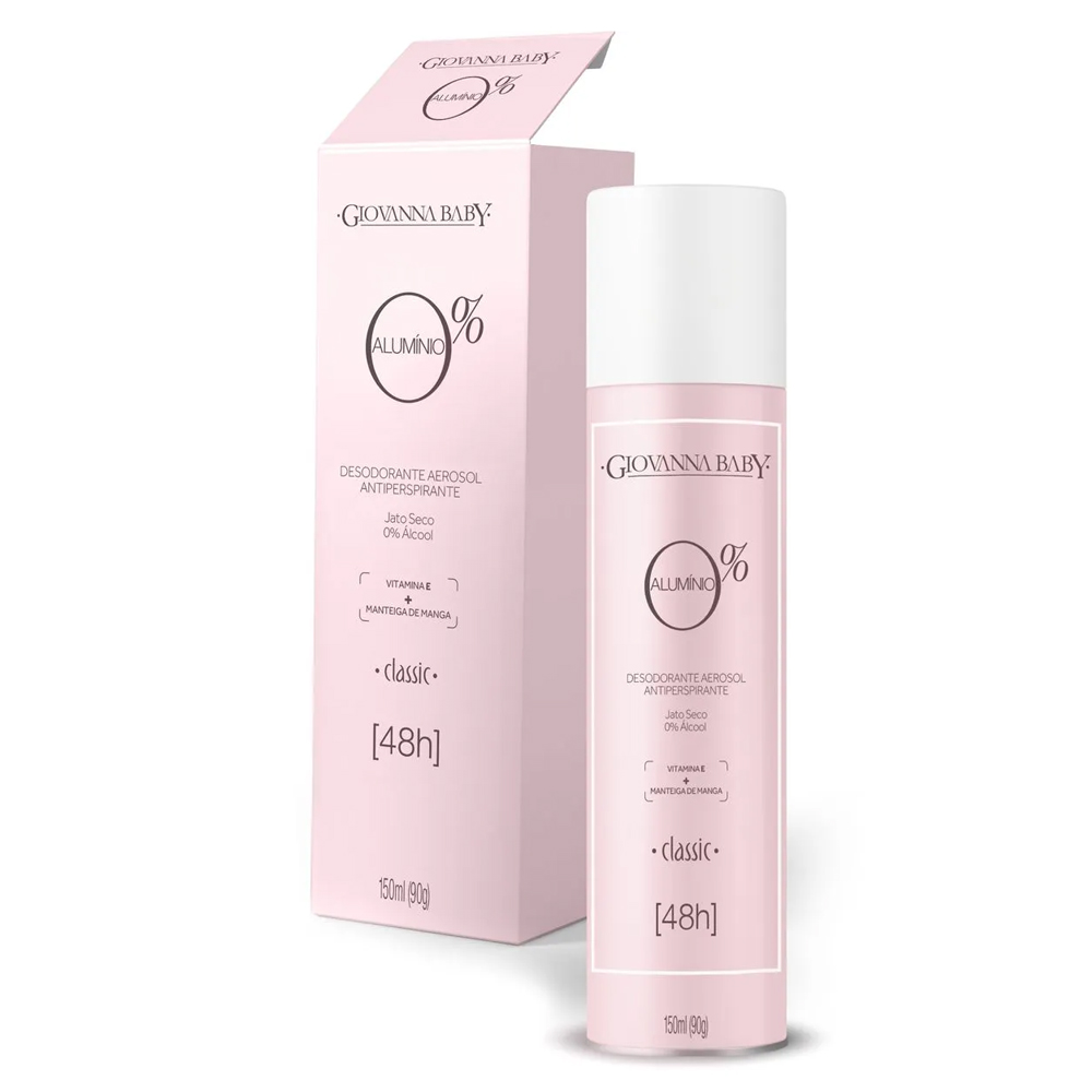 GIOVANA BABY DESODORANTE AEROSOL 0%ALUMINIO CLASSIC 150ML