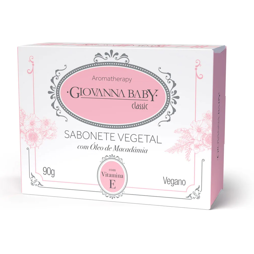 GIOVANA BABY SABONETE VEGETAL RETANGULAR CLASSIC 90G