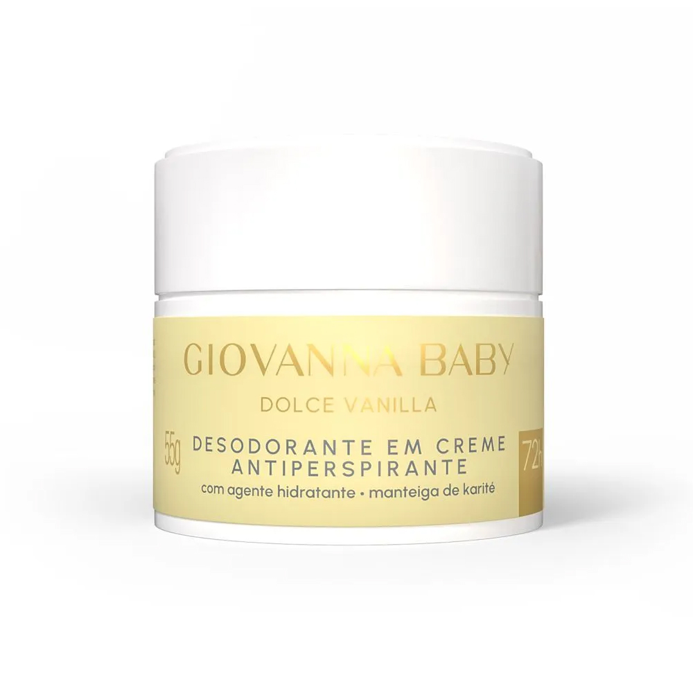 GIOVANA BABY DESODORANTE EM CREME DOLCE VANILLA 55G