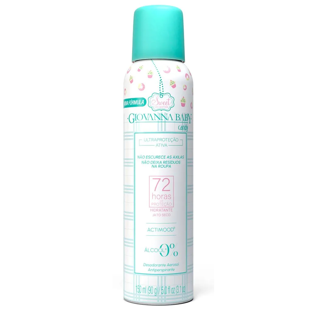 GIOVANA BABY DESODORANTE AEROSOL CANDY 72HRS 150ML