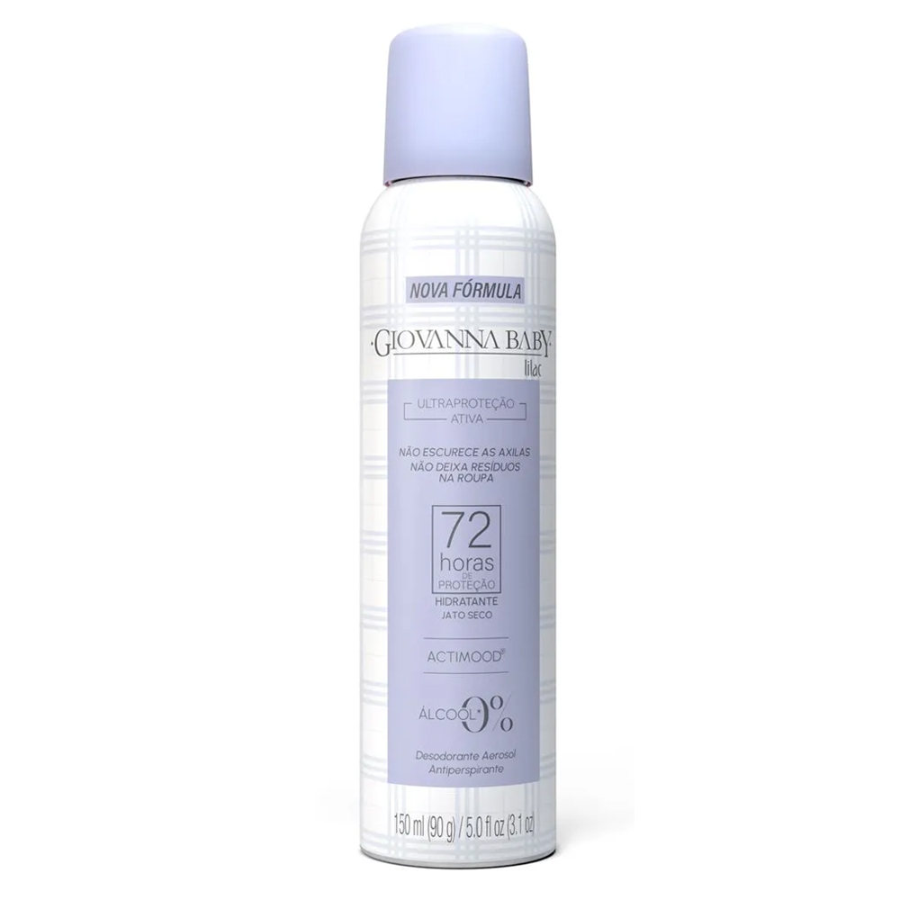 GIOVANA BABY DESODORANTE AEROSOL LILAC 72HRS 150ML