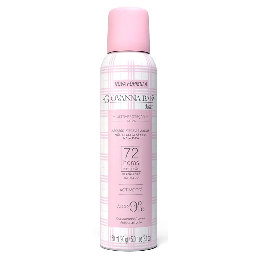GIOVANA BABY DESODORANTE AEROSOL CLASSIC 72HRS 150ML
