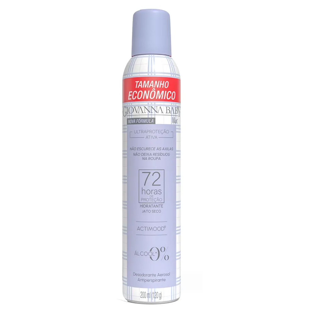GIOVANA BABY DESODORANTE AEROSOL LILAC 72HRS 200ML