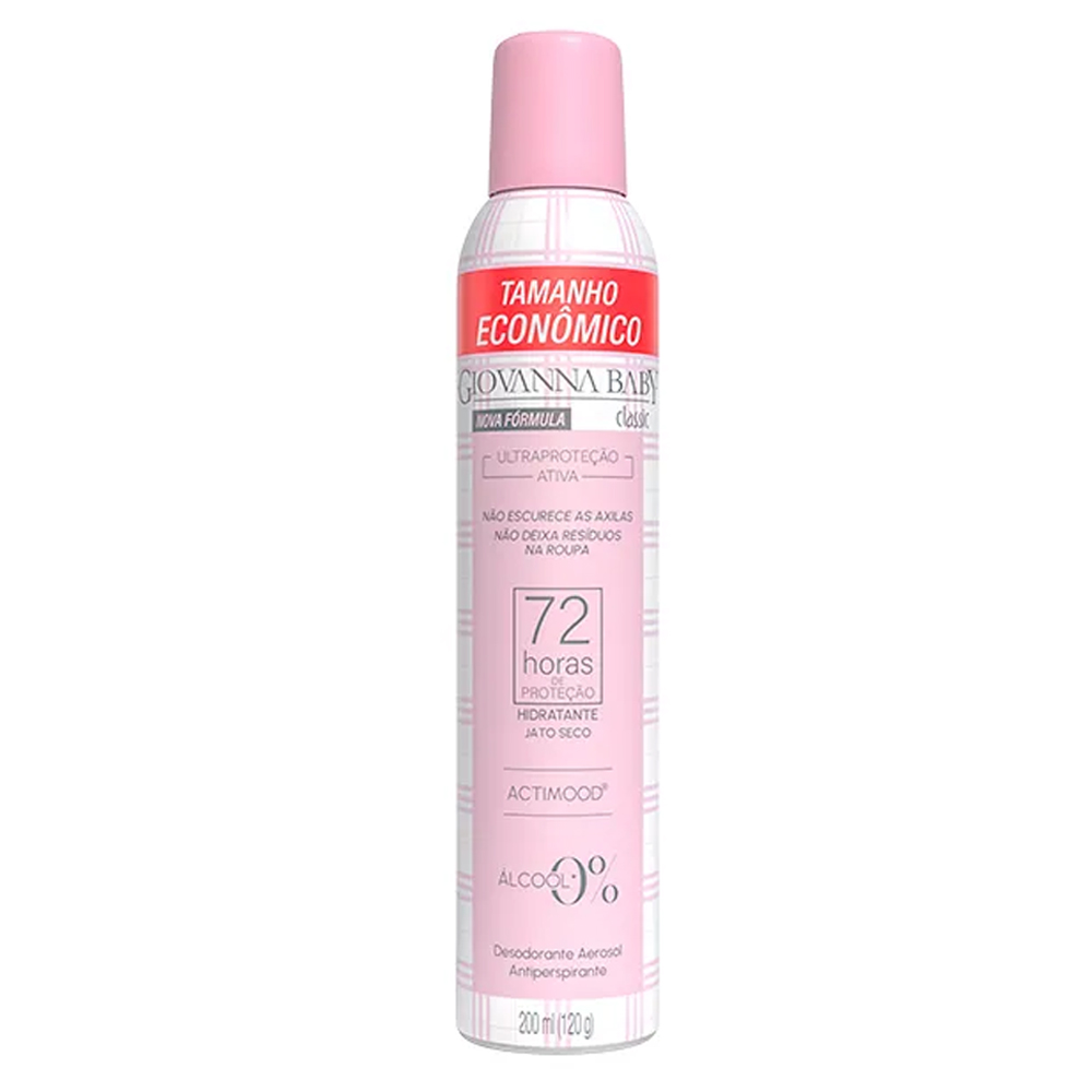 GIOVANA BABY DESODORANTE AEROSOL CLASSIC 72HRS 200ML