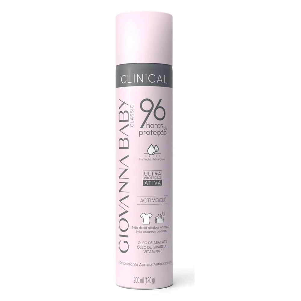 GIOVANA BABY DESODORANTE AEROSOL CLASSIC 96 HRS 200ML