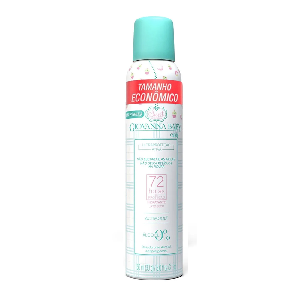 GIOVANA BABY DESODORANTE AEROSOL CANDY 72HRS 200ML