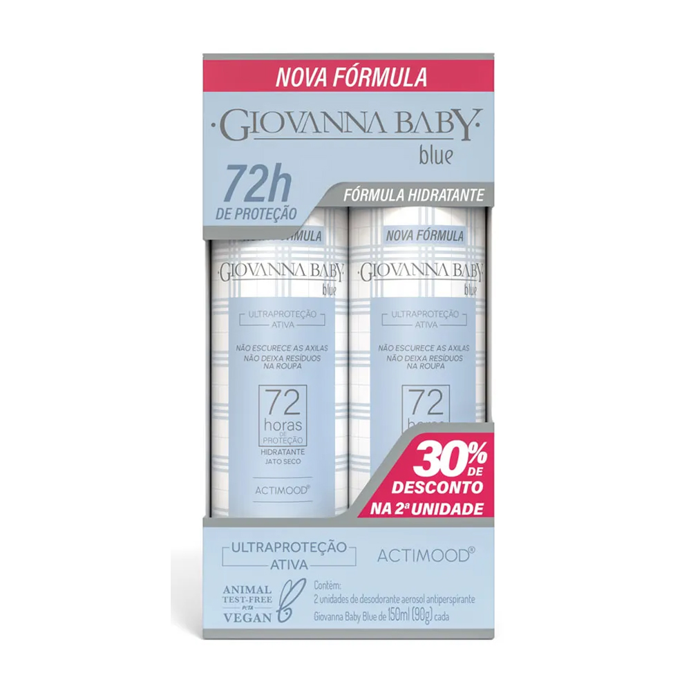 GIOVANA BABY PROMOPACK 2 AEROSOL 72HRS BLUE 150ML
