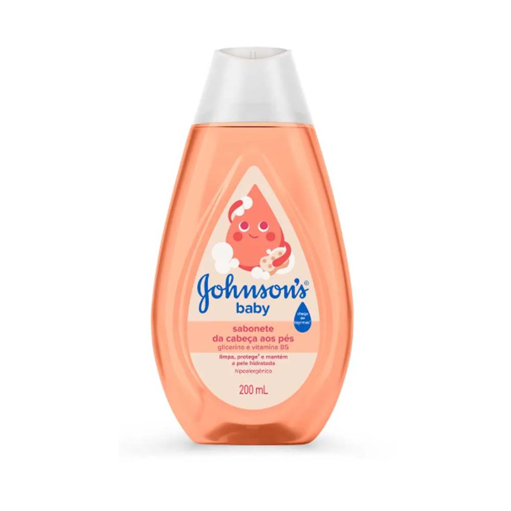 JOHNSON BABY SABONETE LIQUIDO CABEÇA AOS PÉS 200ML