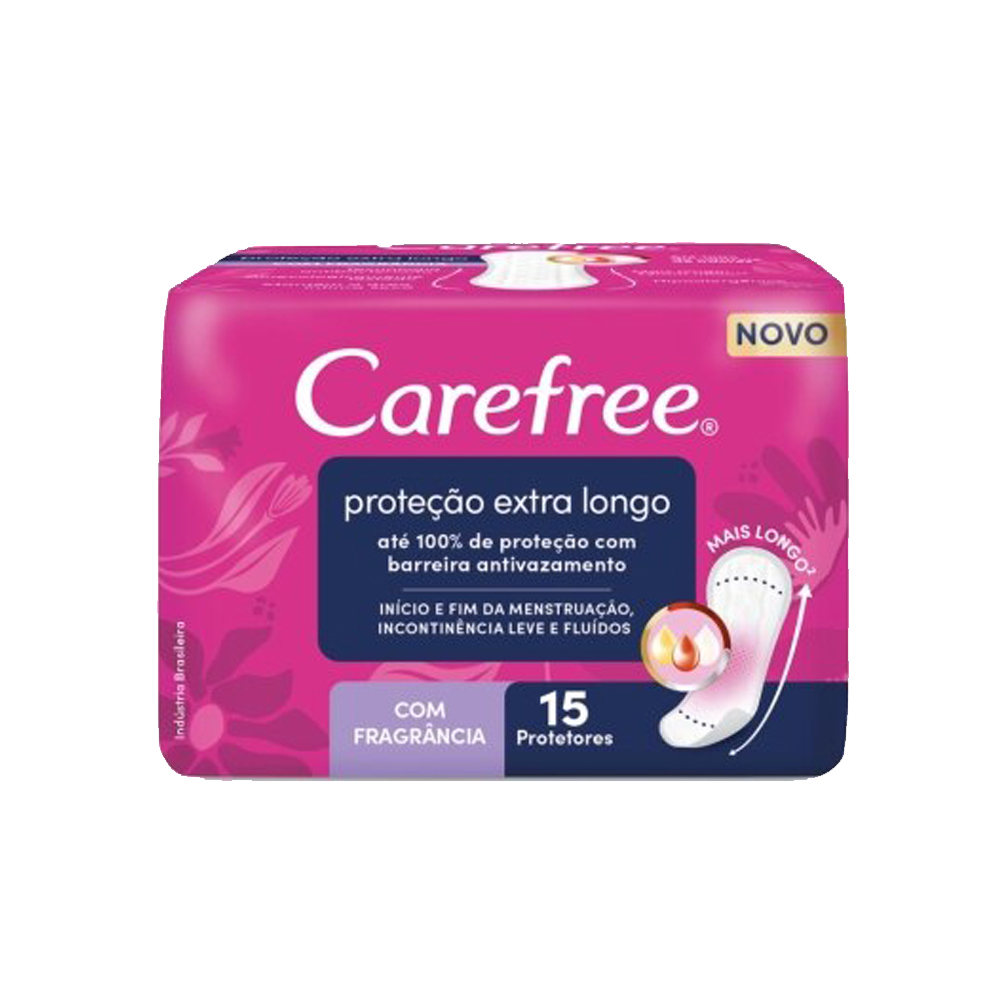 CAREFREE PROTEÇÃO EXTRA LONGO JOHNSON C/15