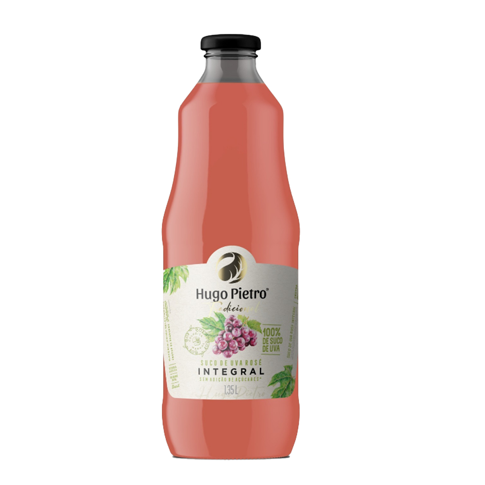 SUCO DE UVA ROSE INTEGRAL HUGO PIETRO 1,35L