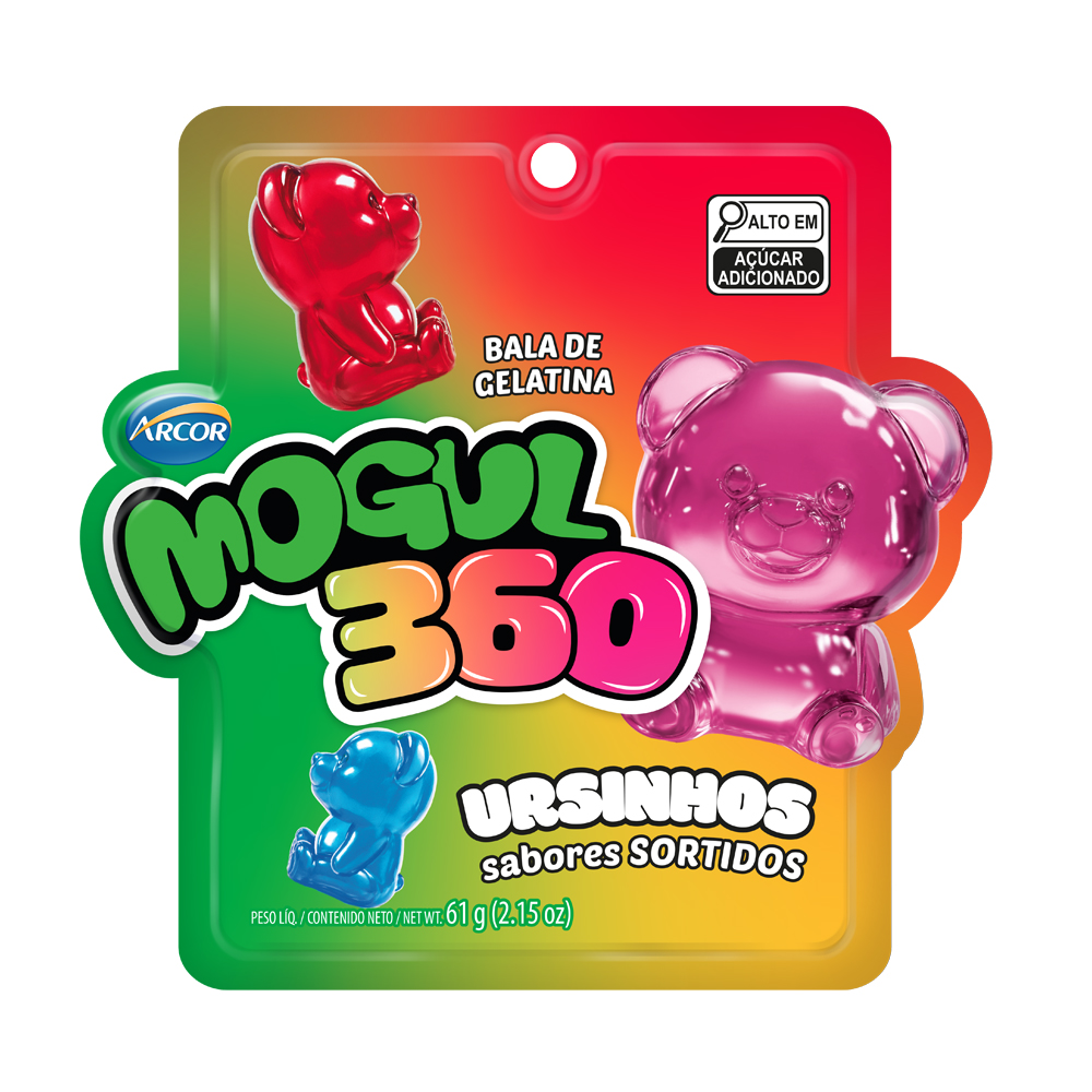 BALA ARCOR MOGUL 360 URSO SORTIDOS 61G