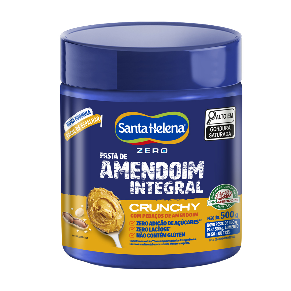 PASTA AMENDOIM INTEGRAL CRUNCHY 500G