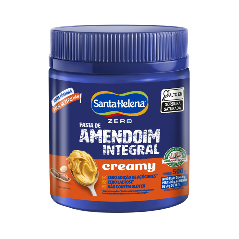 PASTA AMENDOIM INTEGRAL CREAMY 500G