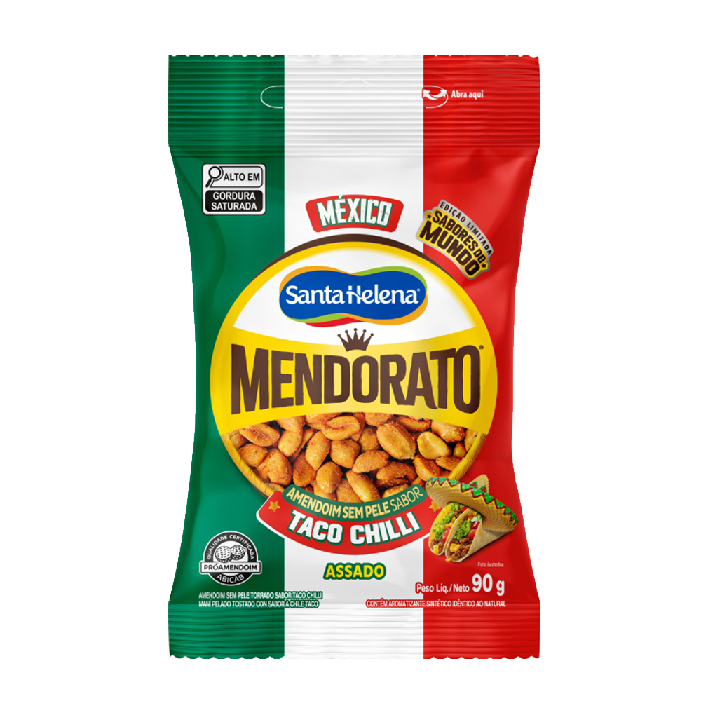 MENDORATO AMENDOIM TACO MEXICO 90G