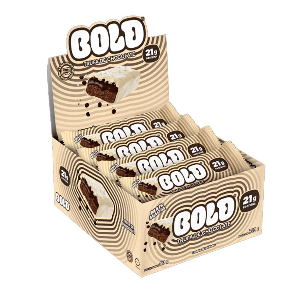 BARRA DE PROTEINA BOLD TRUFA DE CHOCOLATE 60G