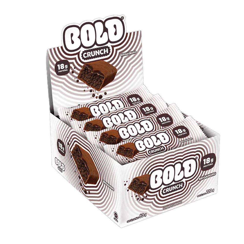 BARRA DE PROTEINA BOLD CRUNCH BRIGADEIRO 60G