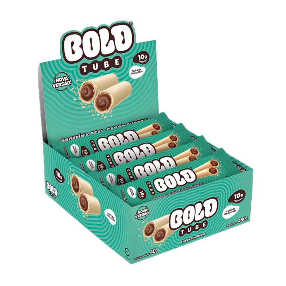 BARRA DE PROTEINA BOLD TUBE TRUFA 40G