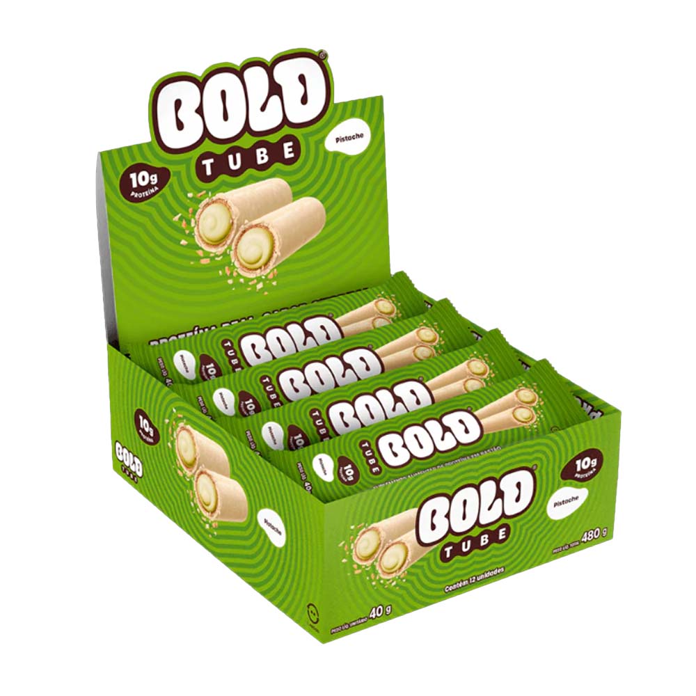 BARRA DE PROTEINA BOLD TUBE PISTACHE 40G