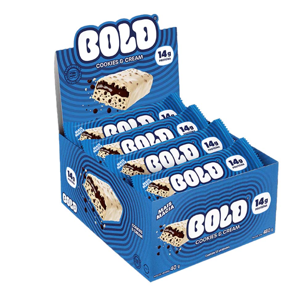 BARRA DE PROTEINA BOLD COOKIES & CREAM 40G