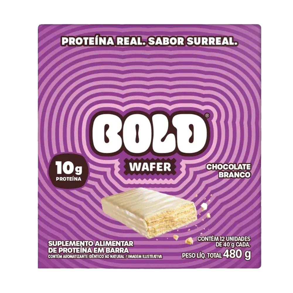 BOLD WAFER CHOCOLATE BRANCO 40G