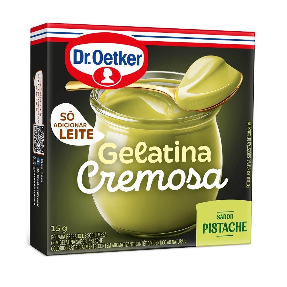 GELATINA CREMOSA PISTACHE OETKER 15G