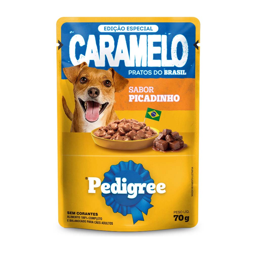 PEDIGREE CARAMELO SACHE ADULTO PICADINHO 70G