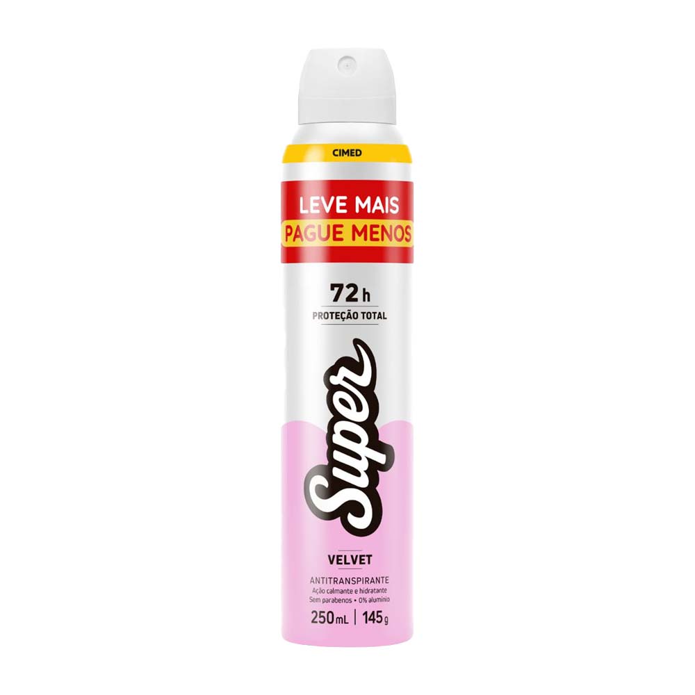 SUPER DESODORANTE VELVET 250ML
