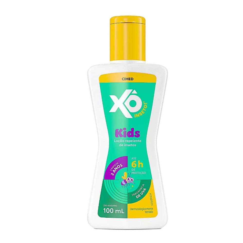 REPELENTE XO INSETO KIDS LOCAO 100ML