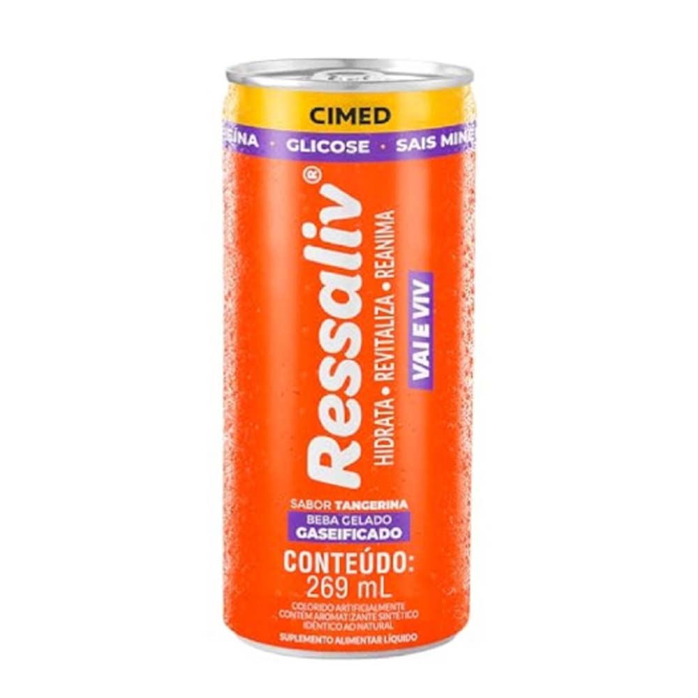 RESSALIV COM GÁS SABOR TANGERINA 269ML