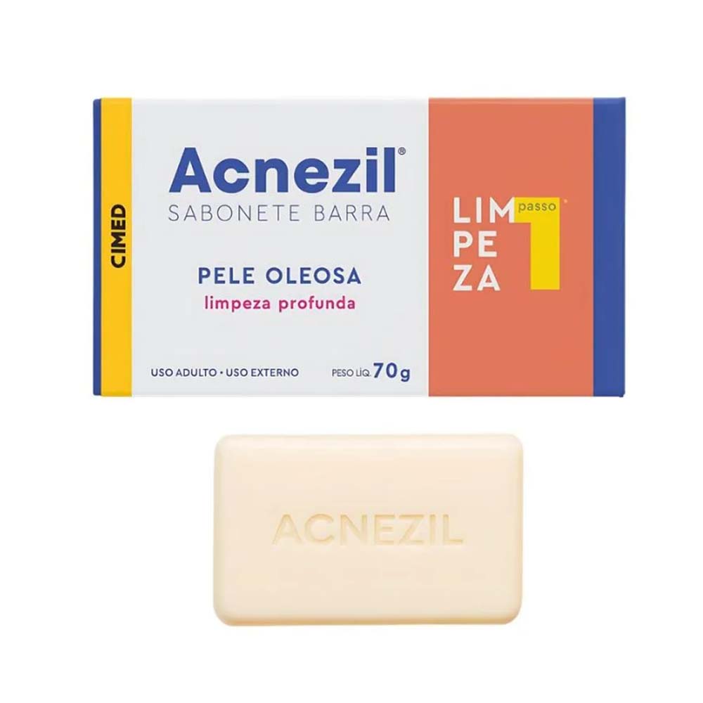 ACNEZIL SABONETE BARRA PELE OLEOSA 70G