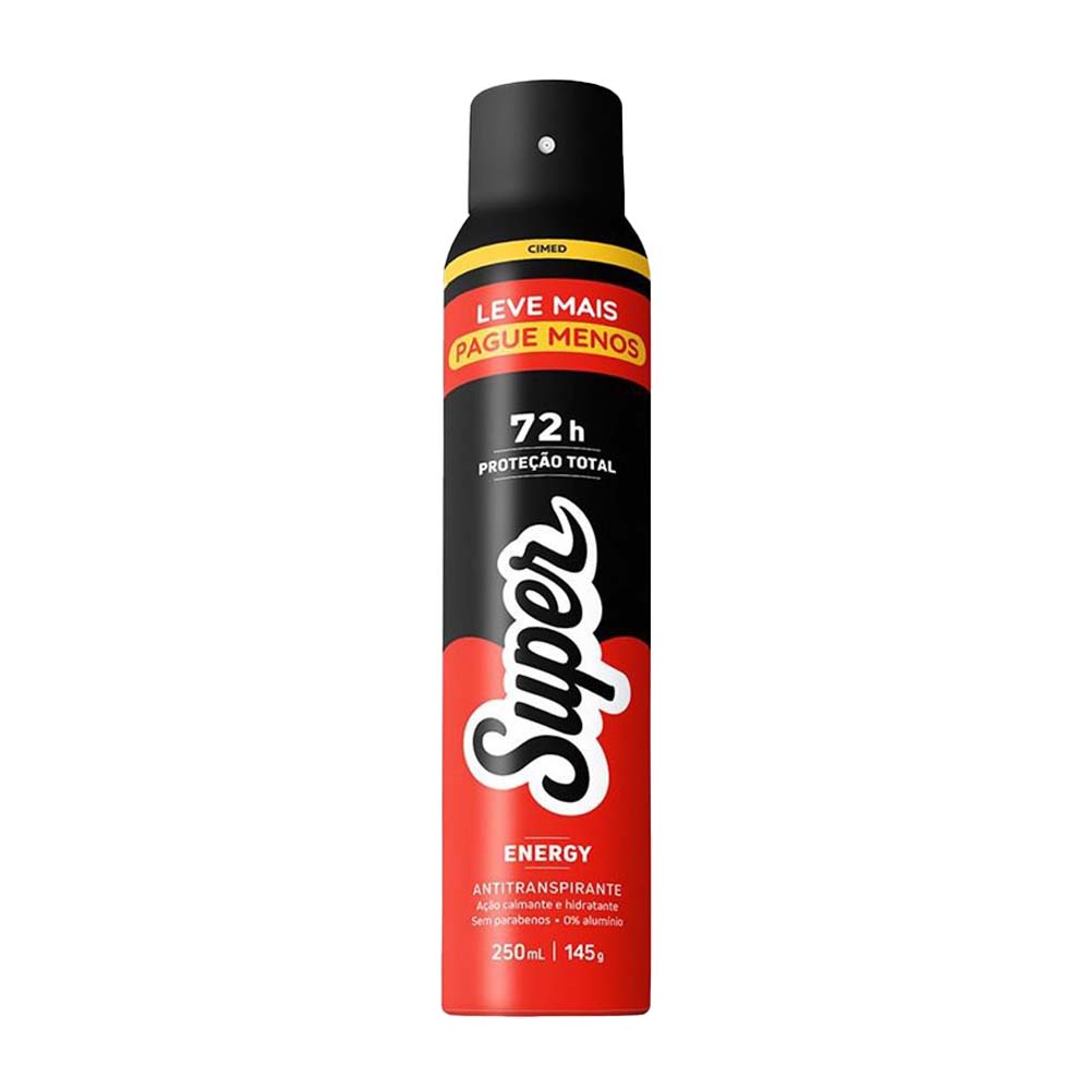 SUPER DESODORANTE ENERGY 250ML