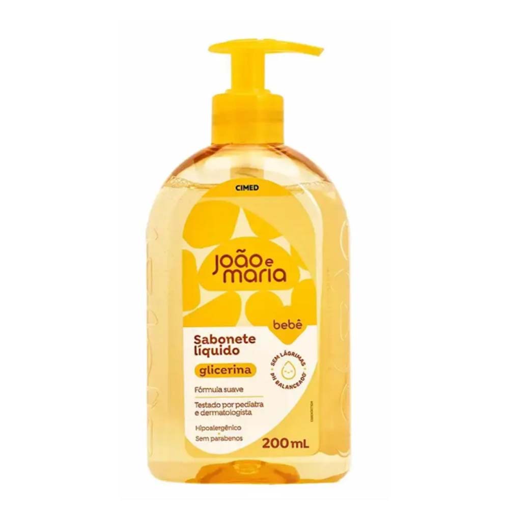 JOÃO E MARIA SABONETE LÍQUIDO GLICERINA 200ML