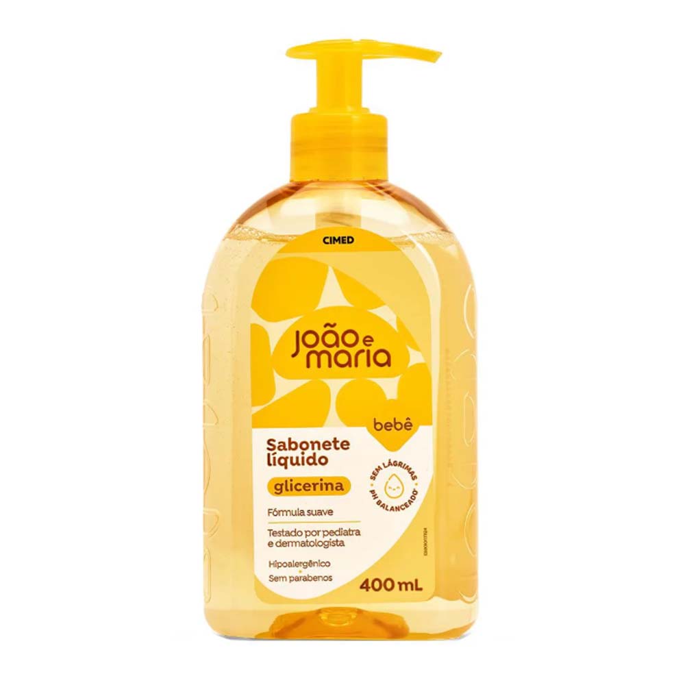 JOÃO E MARIA SABONETE LÍQUIDO GLICERINA 400ML