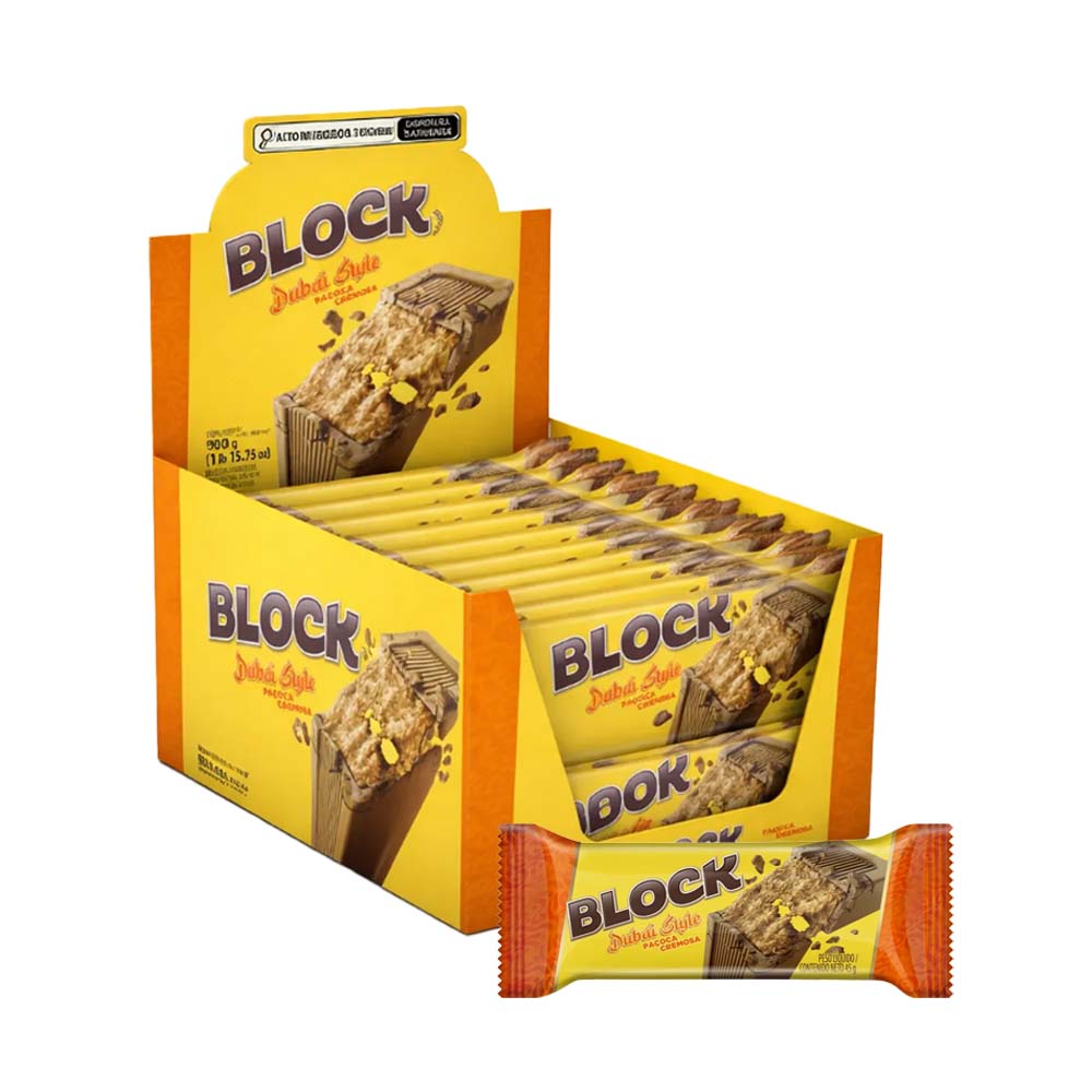 CHOCOLATE TABLETE  ARCOR BLOCK AMENDOIM 45G