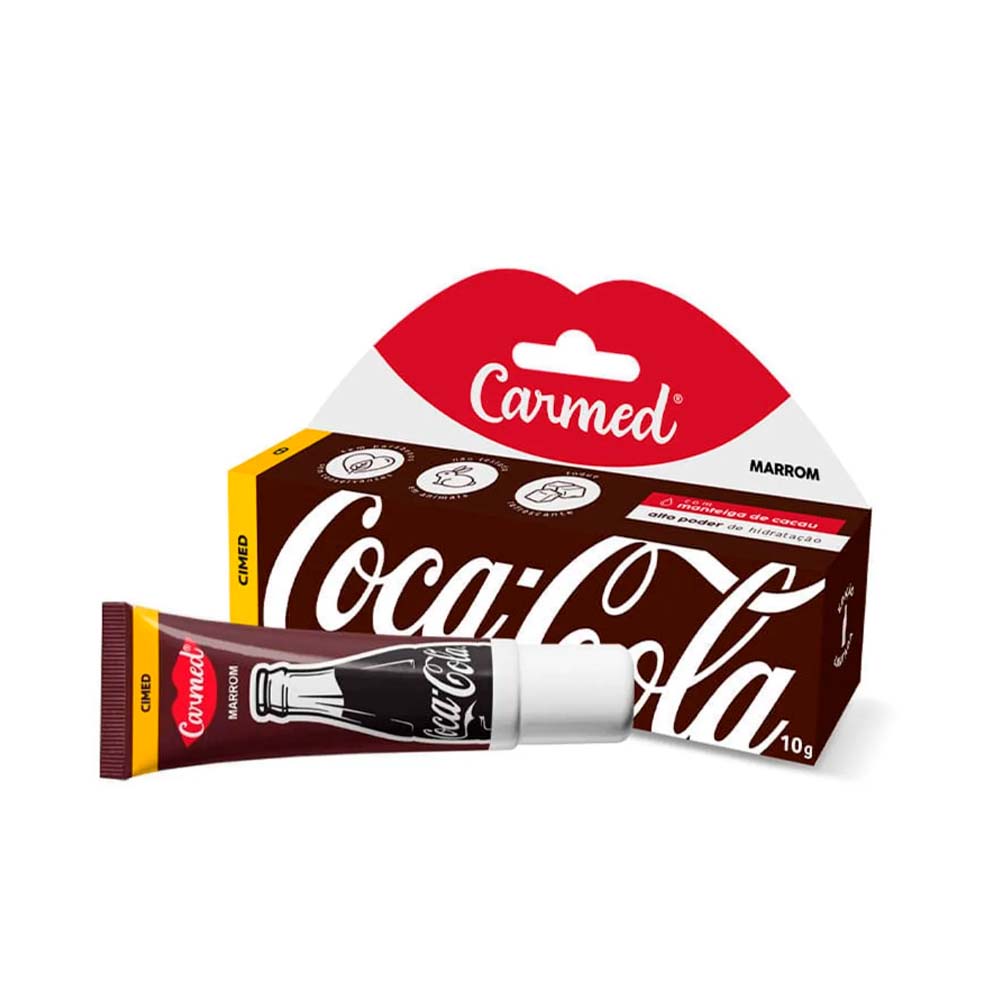 CARMED HIDRATANTE LABIAL COCA COLA MARRON 10G