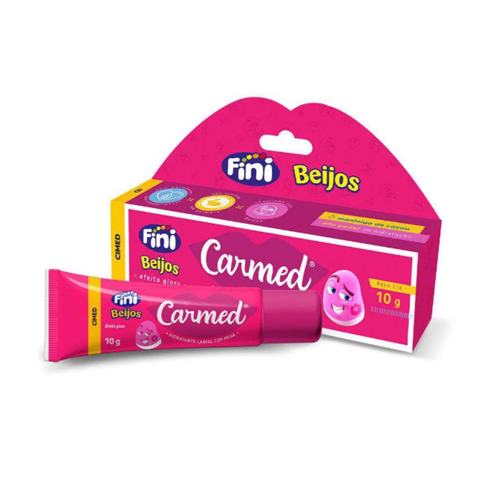 CARMED HIDRATANTE LABIAL FINI BEIJOS COM COR 10G