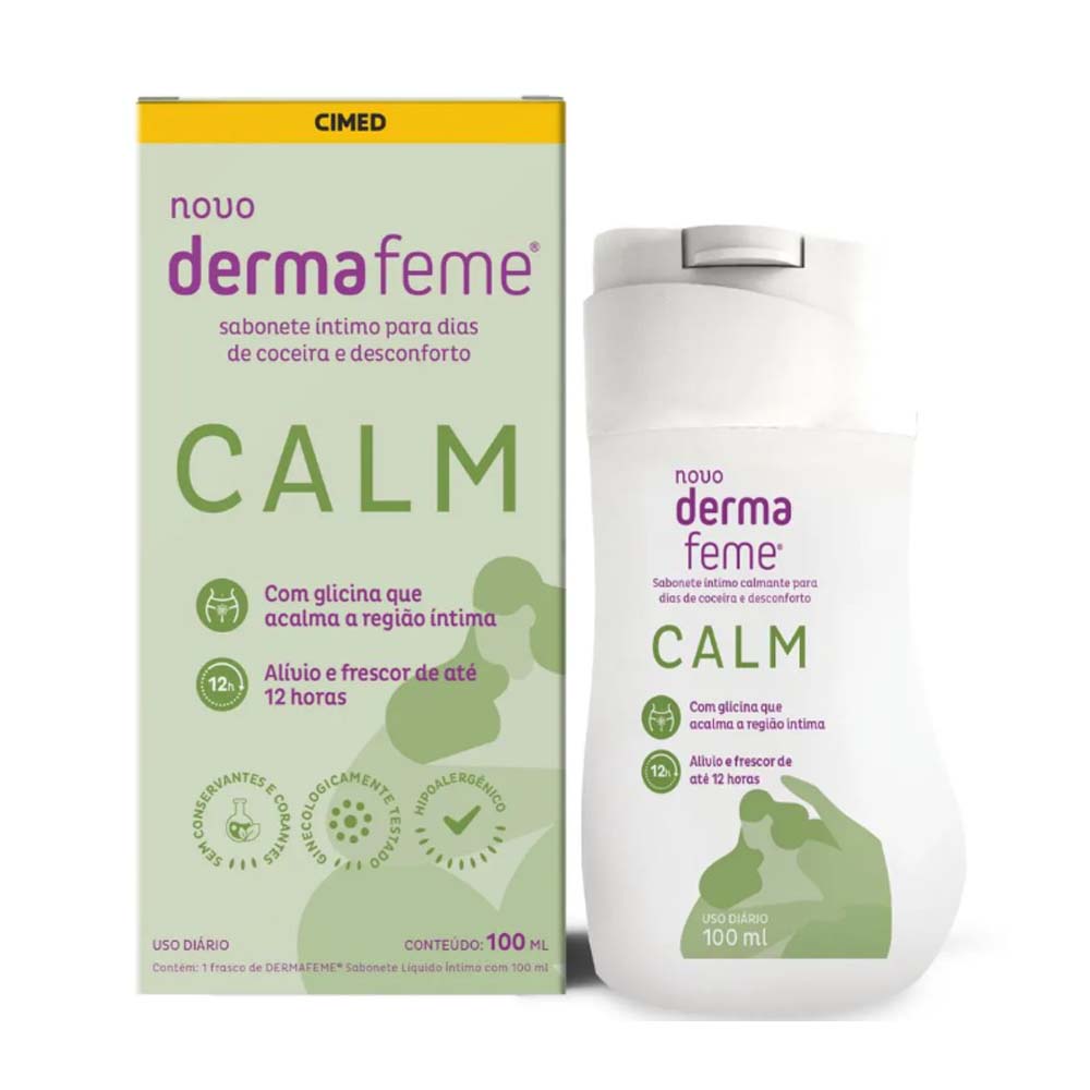 SABONETE INTIMO DERMAFEME CALM 100ML