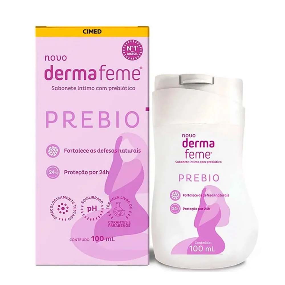 SABONETE INTIMO DERMAFEME PREBIOTICO 100ML