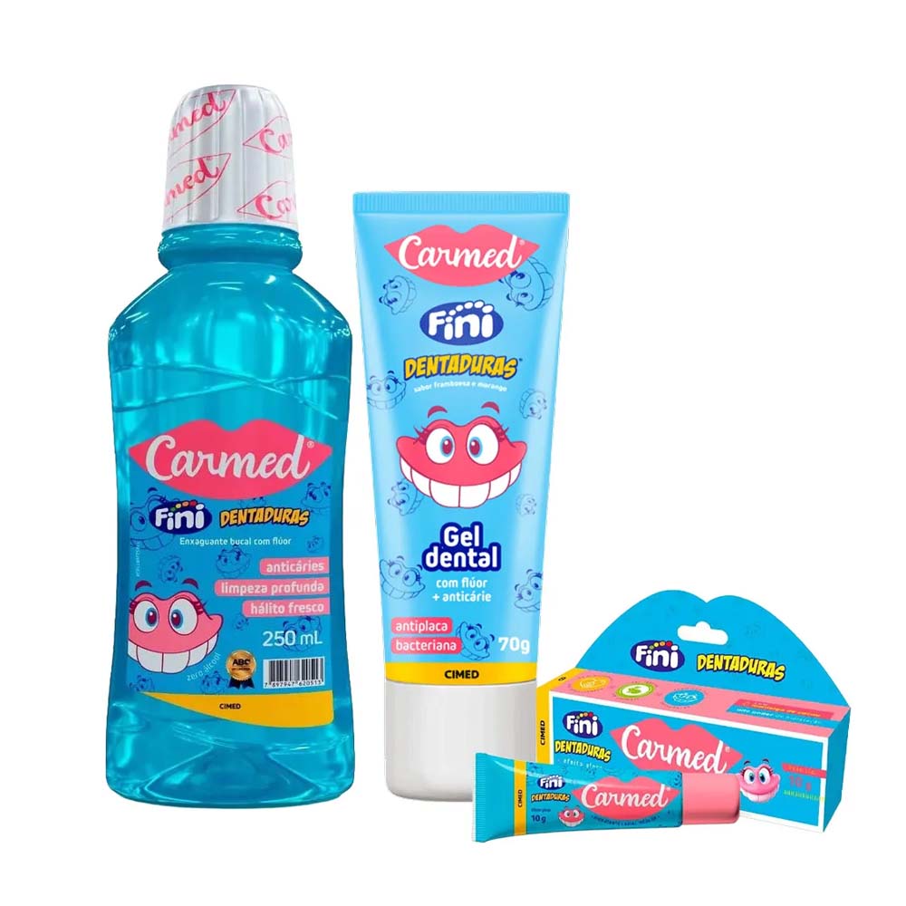 KIT ORAL CARE(GEL DENT+ENX+HIDR)SABOR DENTADURA