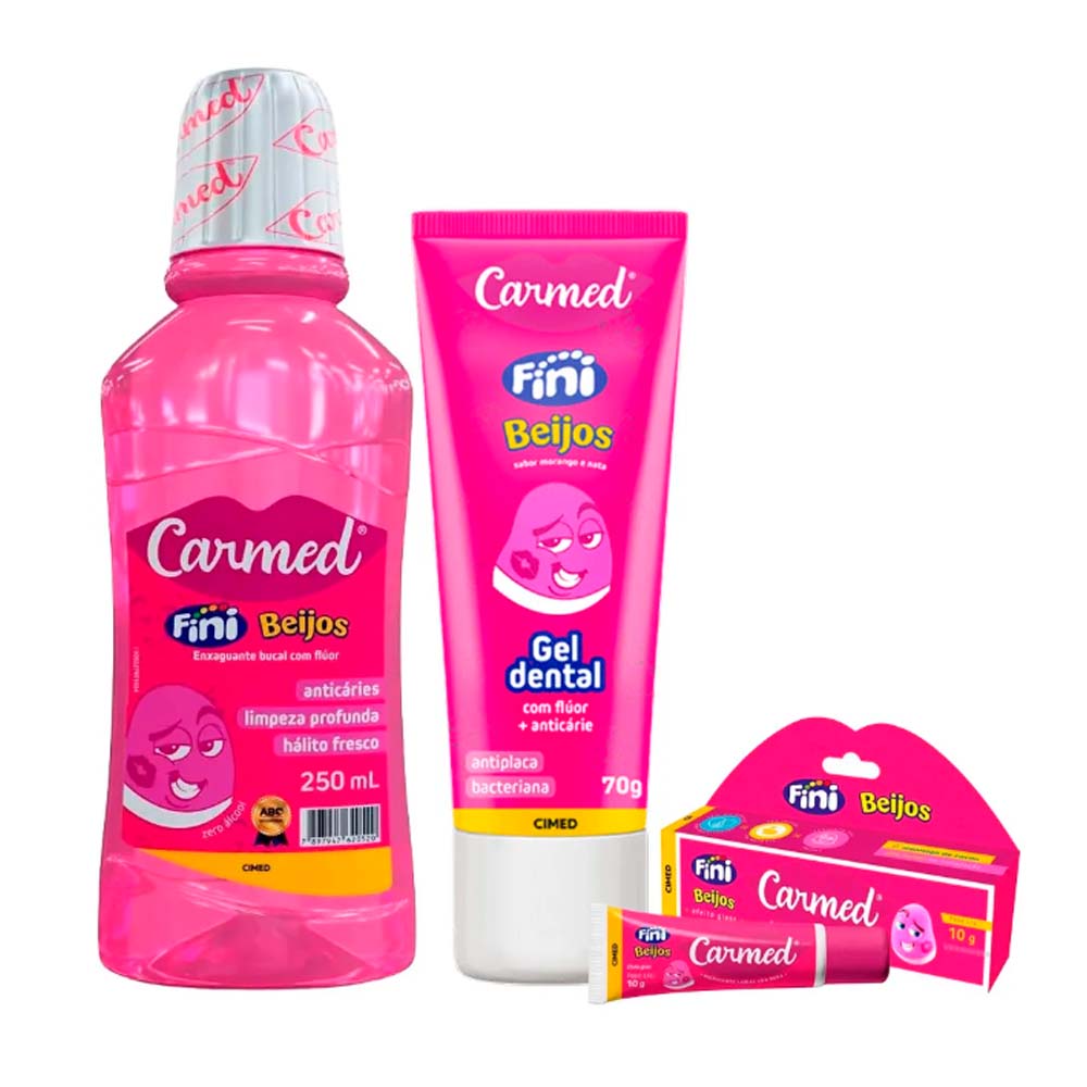 KIT ORAL CARE(GEL DENT+ENX+HIDR)SABOR BEIJO
