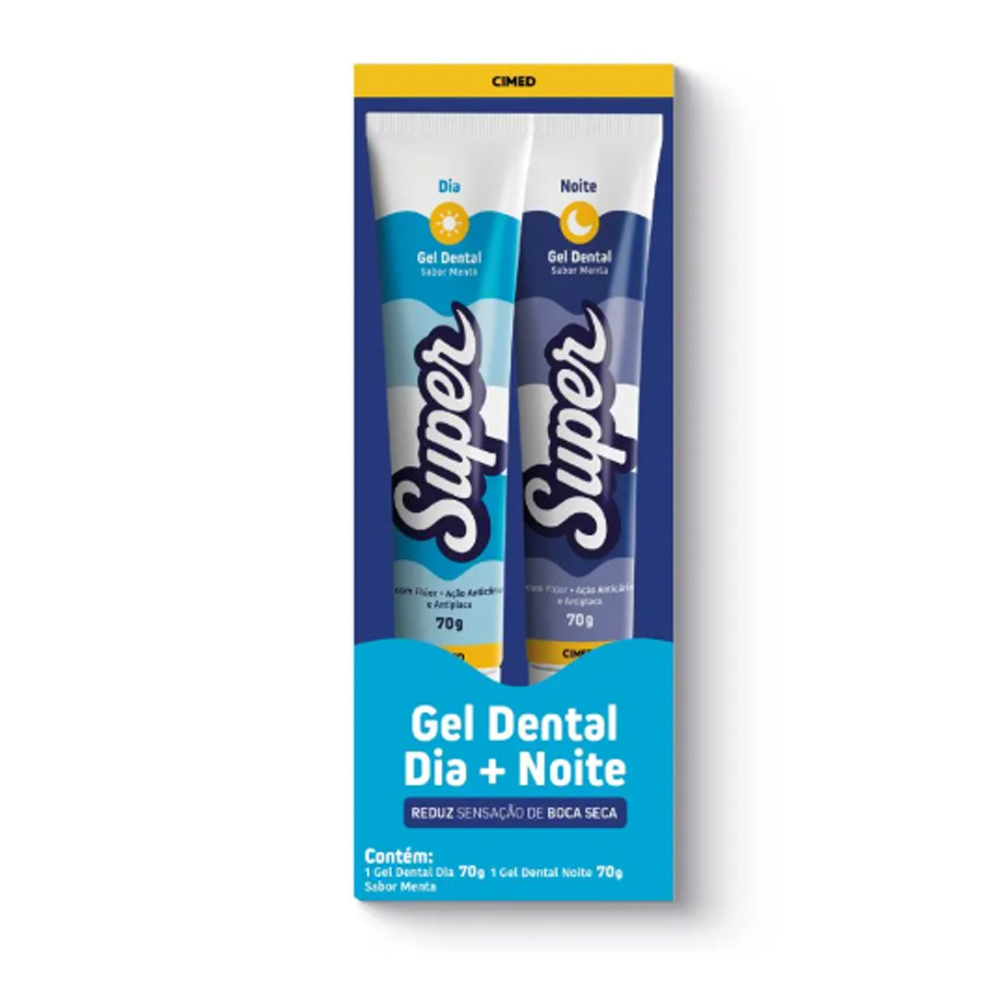 SUPER KIT GEL DENTAL DIA E NOITE