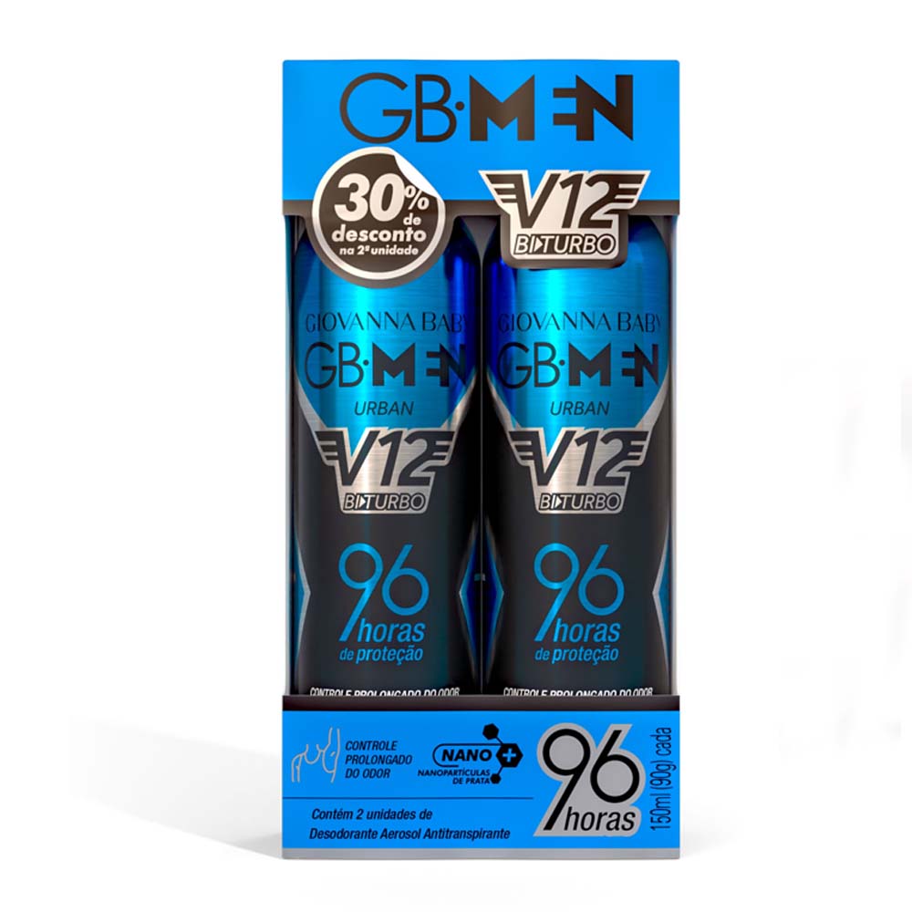 GIOVANA BABY MEN PROMOPACK 2 AEROS URBAN 150ML
