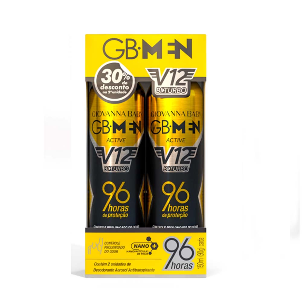 GIOVANA BABY MEN PROMOPACK 2 AEROS ACTIVE 150ML