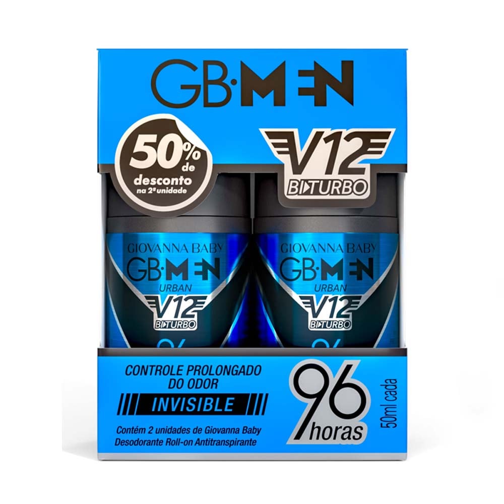 GIOVANA BABY MEN PROMOPACK 2 ROLLONS URBAN 50ML