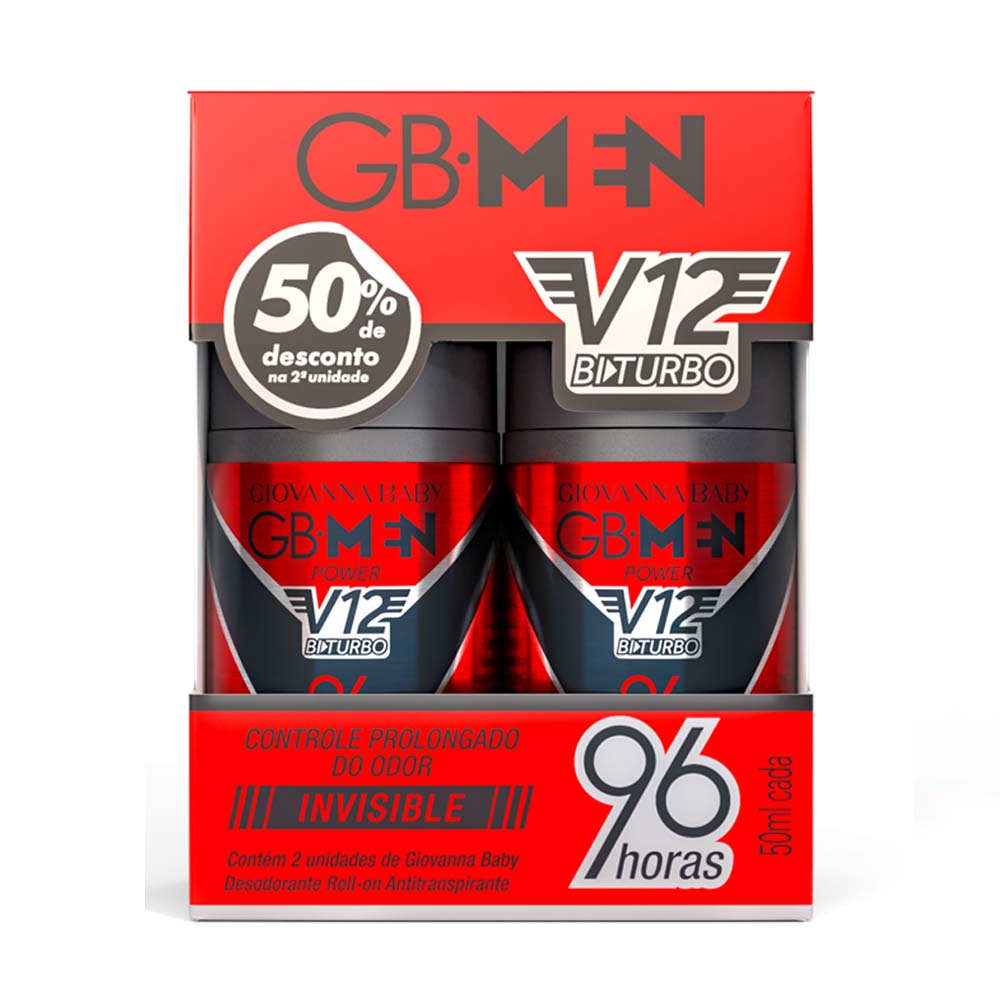 GIOVANA BABY MEN PROMOPACK 2 ROLLONS POWER 50ML